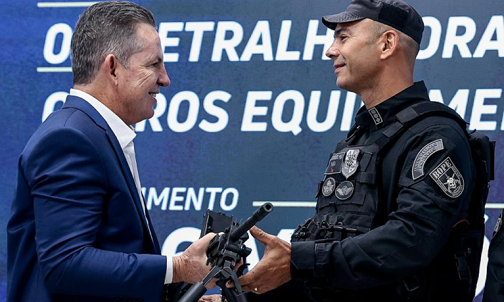 “Só as Polícias de Mato Grosso e de São Paulo têm armas desse nível”, destaca governador