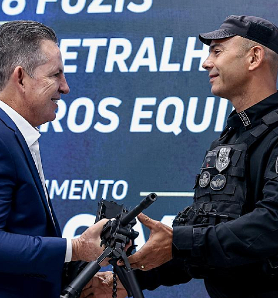 “Só as Polícias de Mato Grosso e de São Paulo têm armas desse nível”, destaca governador