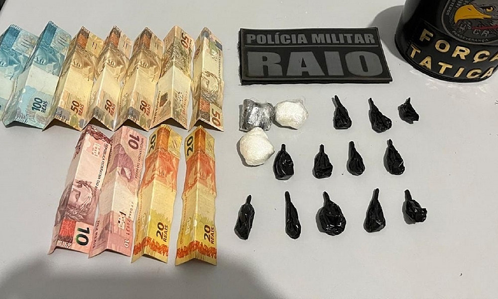 Polícia prende por tráfico de drogas homem com menos de 50 gramas de cocaína
