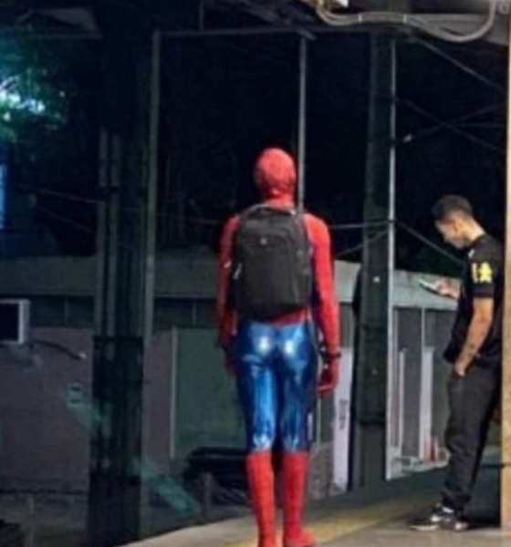 HOMEM-ARANHA É AGREDIDO E JOGA PASSAGEIRO NO TRILHO DO METRÔ DE BELO HORIZONTE