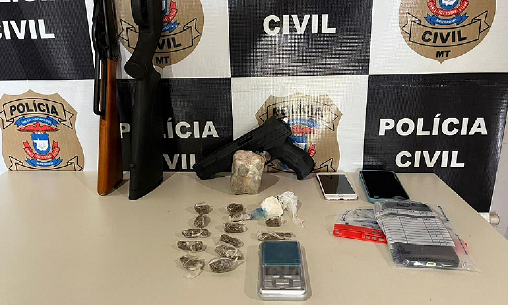 Polícia Civil prende líder de facção e cumpre buscas contra integrantes de grupo em Campos de Júlio