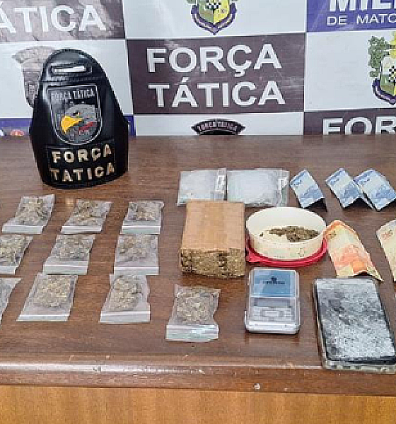 Três integrantes de facção são presos por tráfico de drogas em Rondonópolis