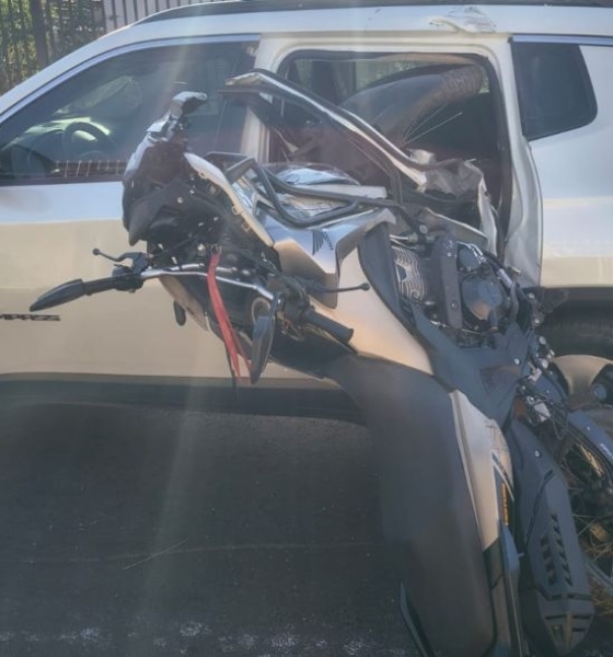 Imprudência no trânsito deixa motociclista ferido em Várzea Grande