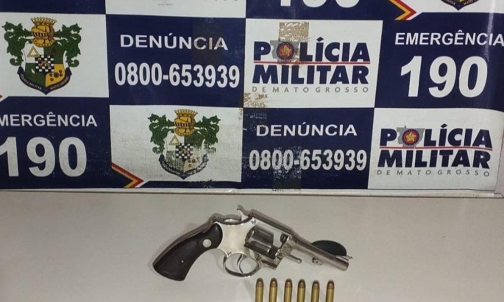 PM é acionada para verificar tentativa de homicídio e prende faccionado por posse de arma de fogo irregular