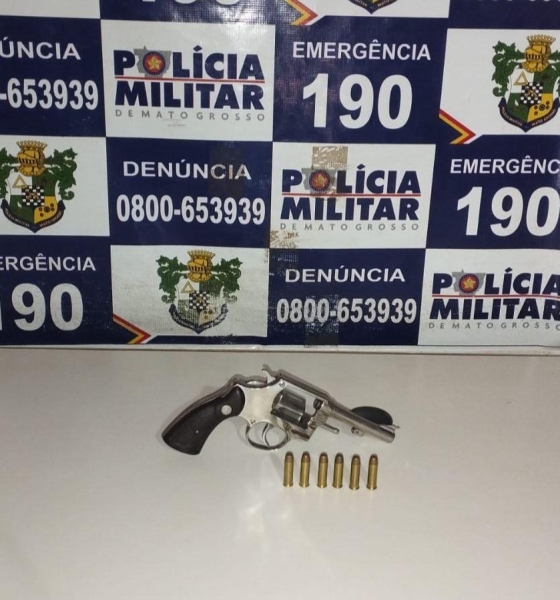 PM é acionada para verificar tentativa de homicídio e prende faccionado por posse de arma de fogo irregular