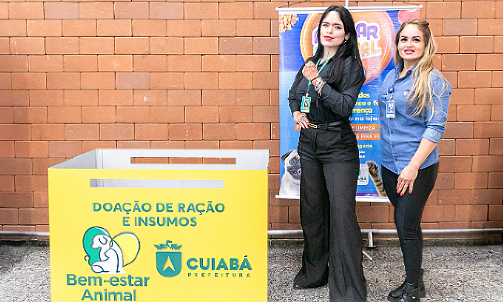 Ação solidária arrecada produtos para animais resgatados em Cuiabá no mês de agosto