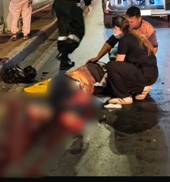 Acidente deixa entregador gravemente ferido e com perna amputada