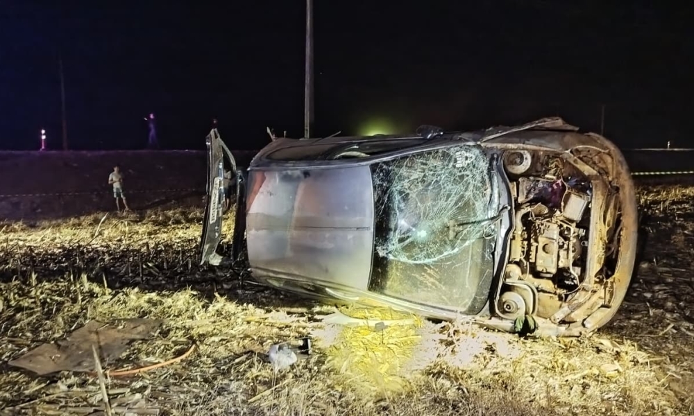 Motorista morre após capotamento na MT-449 