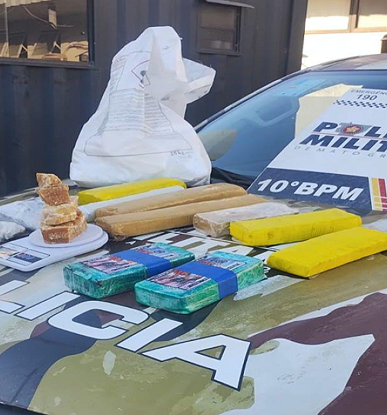 Homem é preso em flagrante com cocaína, maconha e ácido bórico em Cuiabá