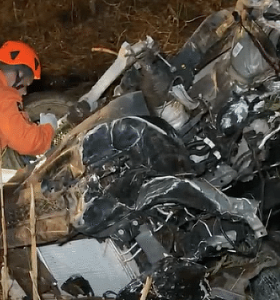 Caminhonete colide em poste, capota e deixa motorista ferido em Sorriso