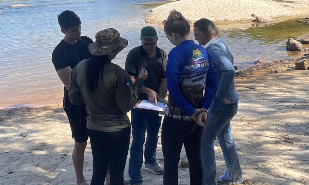 Sema e parceiros coletam amostras na região do Teles Pires e Alto Paraguai em agosto para análise de balneabilidade