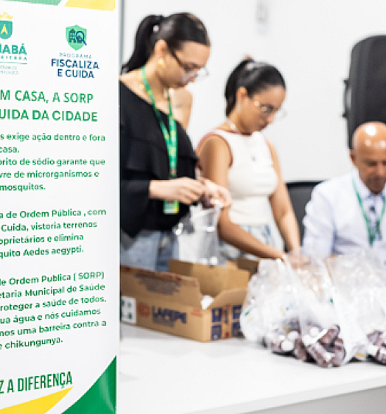 Prefeitura de Cuiabá distribui hipoclorito para purificação da água e higienização de alimentos