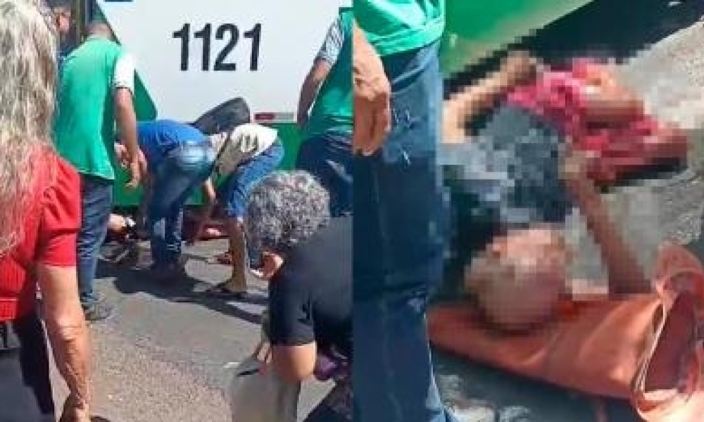 Idoso atropelado por ônibus no terminal do CPA I, morre após um mês internado
