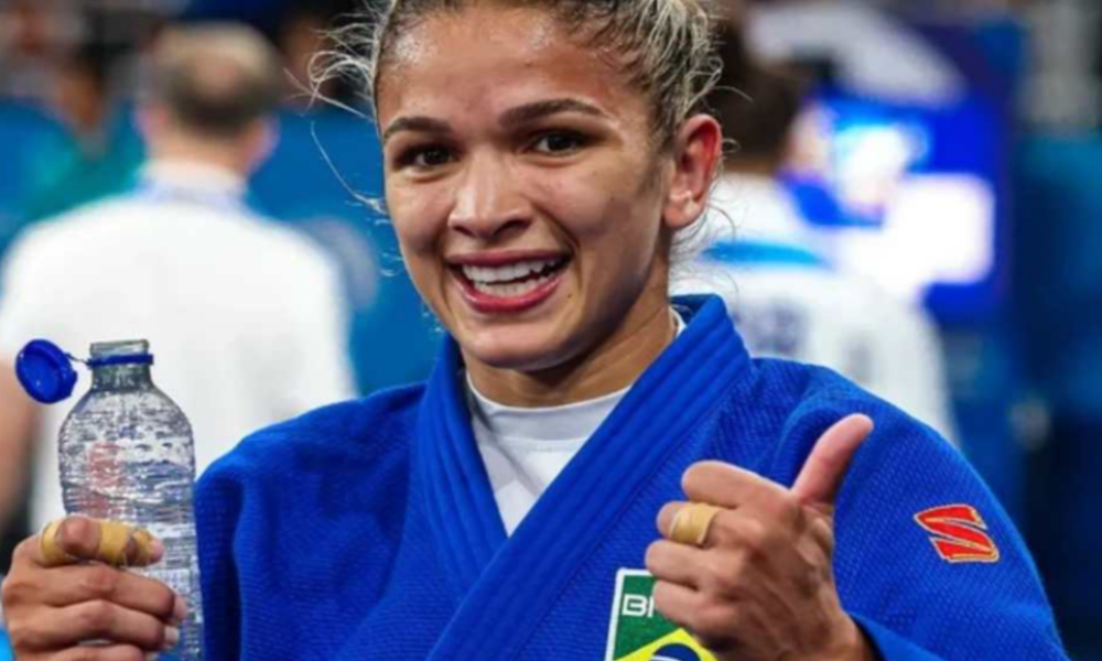 JUDOCA LARISSA PIMENTA DERROTA CAMPEÃ MUNDIAL E CONQUISTA O BRONZE EM PARIS