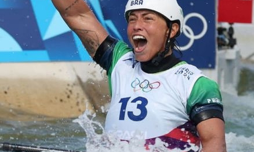 Atleta de MT conquista 4º lugar na canoagem nas Olimpíadas