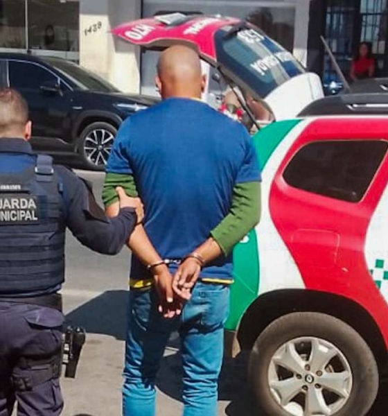 Guarda Municipal prende homem por assediar sexualmente mulher no Centro de Várzea Grande