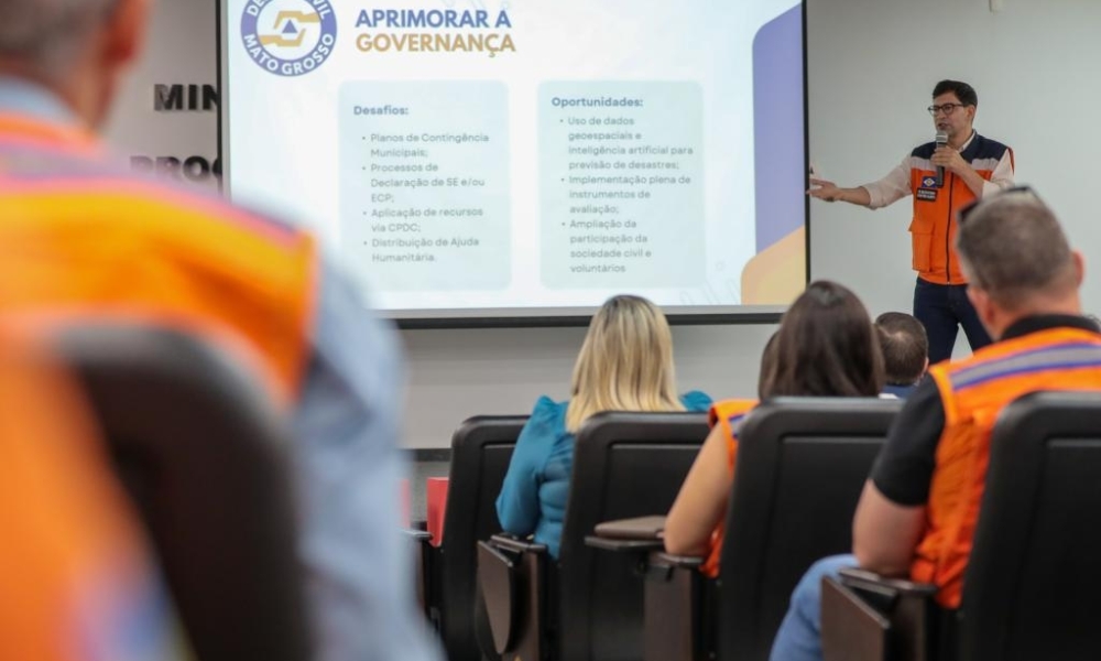 Encontro com coordenadores municipais discute ações para gestão de riscos e desastres em MT