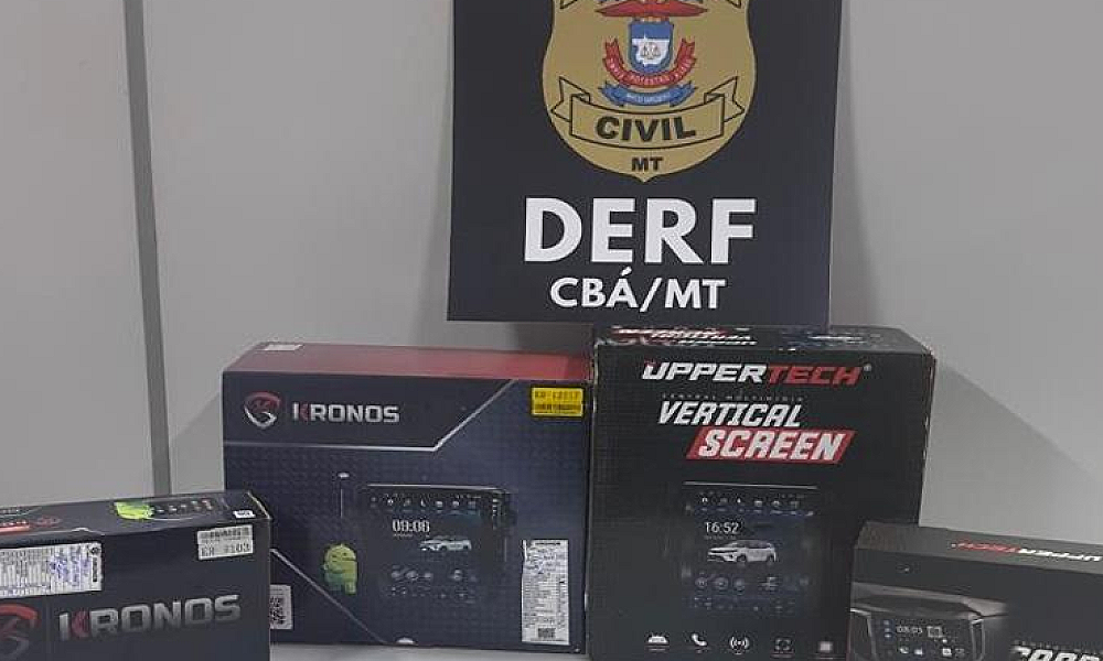 Multimídias furtadas avaliadas em mais de R$ 30 mil são recuperadas em Cuiabá