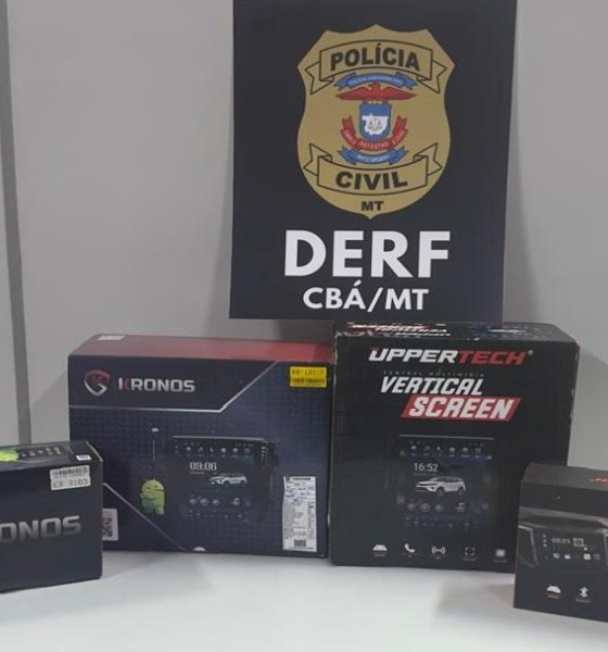 Multimídias furtadas avaliadas em mais de R$ 30 mil são recuperadas em Cuiabá
