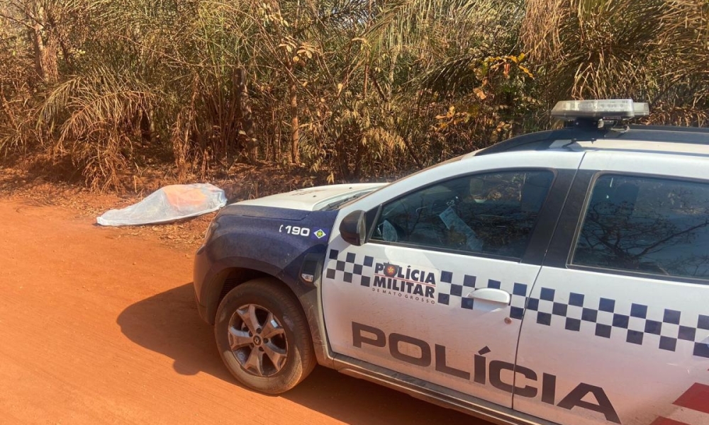 Corpo de homem é encontrado amarrado e com marcas de tiros em Várzea Grande