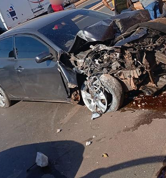 Motorista sofre convulsão ao volante e provoca acidente em Várzea Grande