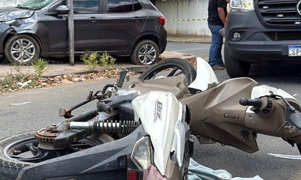 Jovem de 15 anos morre em acidente entre moto e carro em Sorriso