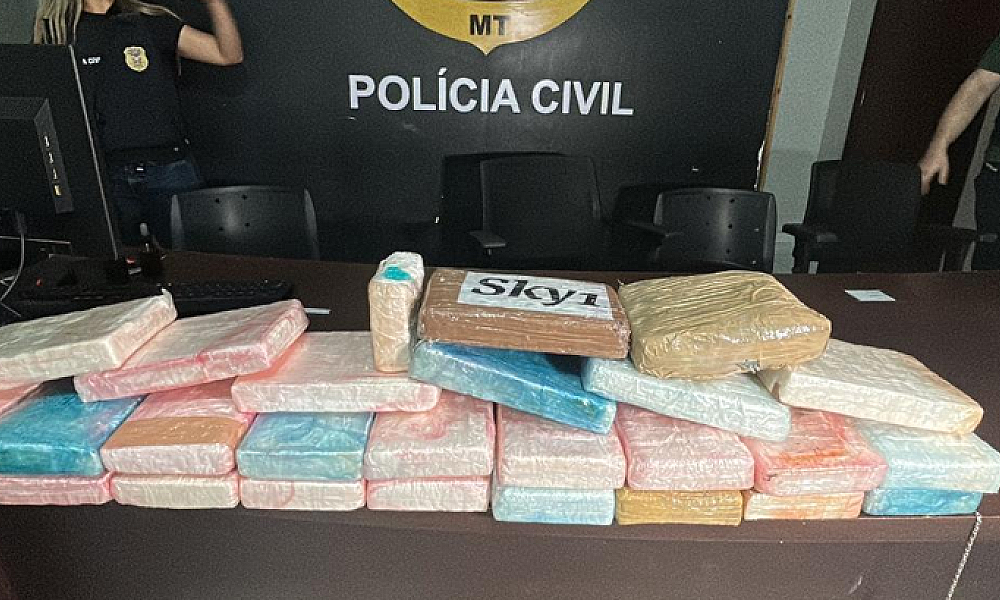Polícia Civil apreende quase 30 kg de cocaína em Lucas do Rio Verde