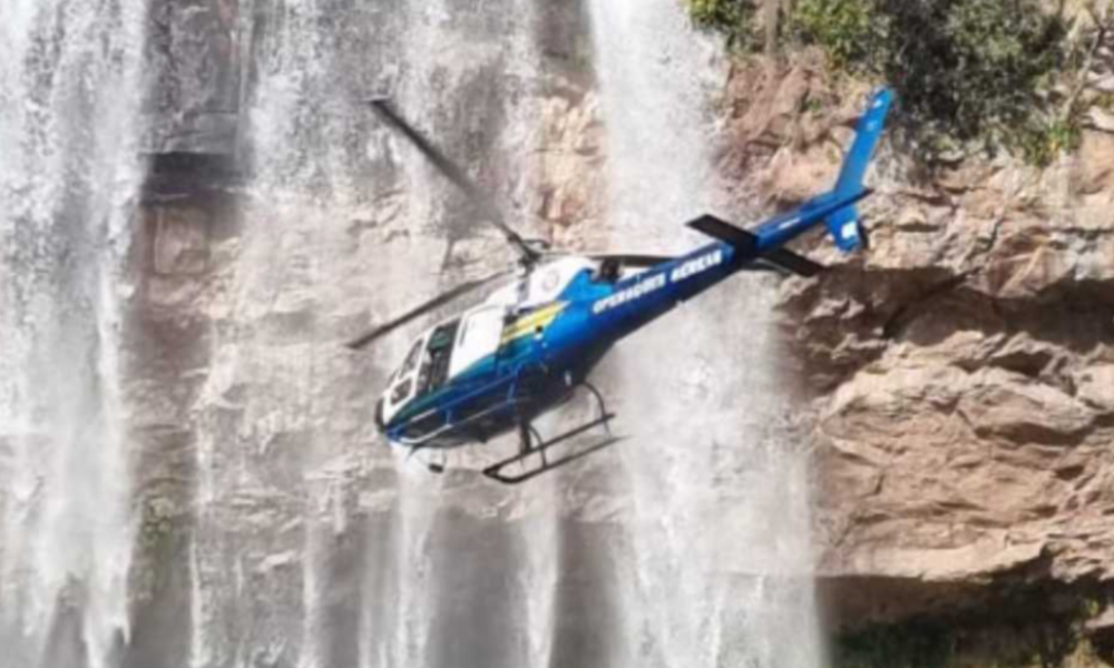 Esportista morre ao cair de altura de 15 metros enquanto praticava rapel em cachoeira de MT
