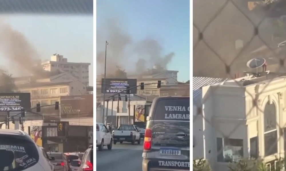 Incêndio atinge Igreja Adventista e causa susto em Cuiabá