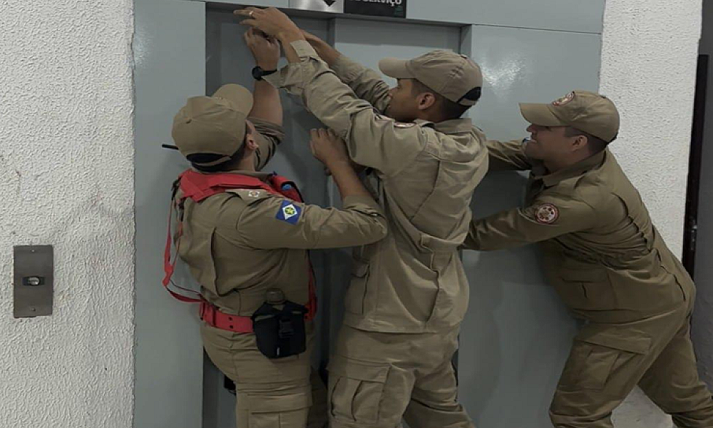Corpo de Bombeiros alerta sobre a importância de seguir orientações de segurança no uso de elevadores para evitar acidentes