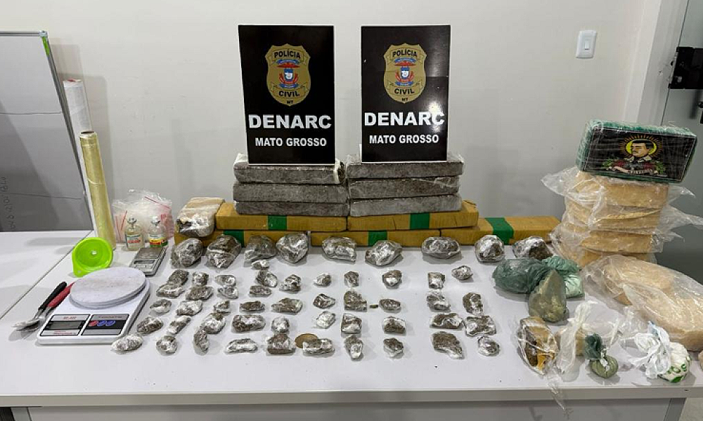 Polícia Civil fecha residência usada por facção para armazenar drogas em Cuiabá