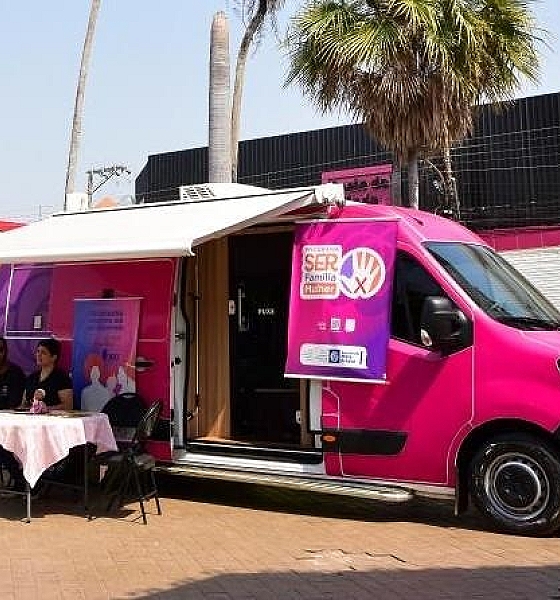 Van Rosa estará nas quartas-feiras na Praça Ipiranga em setembro e outubro para combate à violência contra a mulher