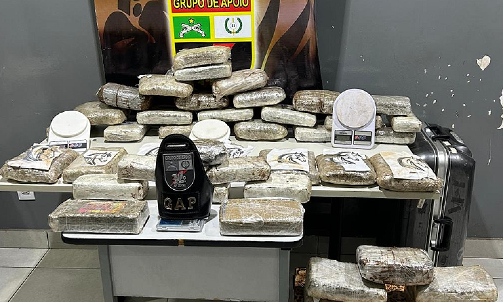 Polícia Militar apreende 41 tabletes de supermaconha e prende três suspeitos em Várzea Grande e Cuiabá