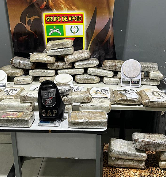 Polícia Militar apreende 41 tabletes de supermaconha e prende três suspeitos em Várzea Grande e Cuiabá