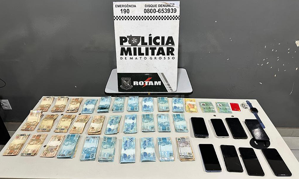 Faccionada é presa após assalto a loja de automóveis; carro e dinheiro são recuperados