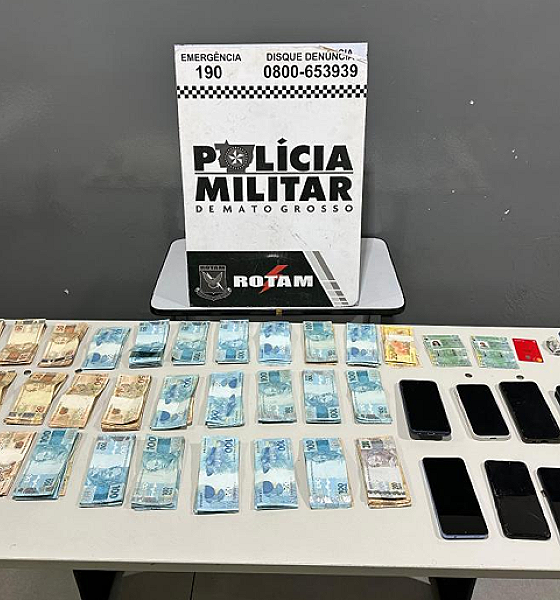 Faccionada é presa após assalto a loja de automóveis; carro e dinheiro são recuperados