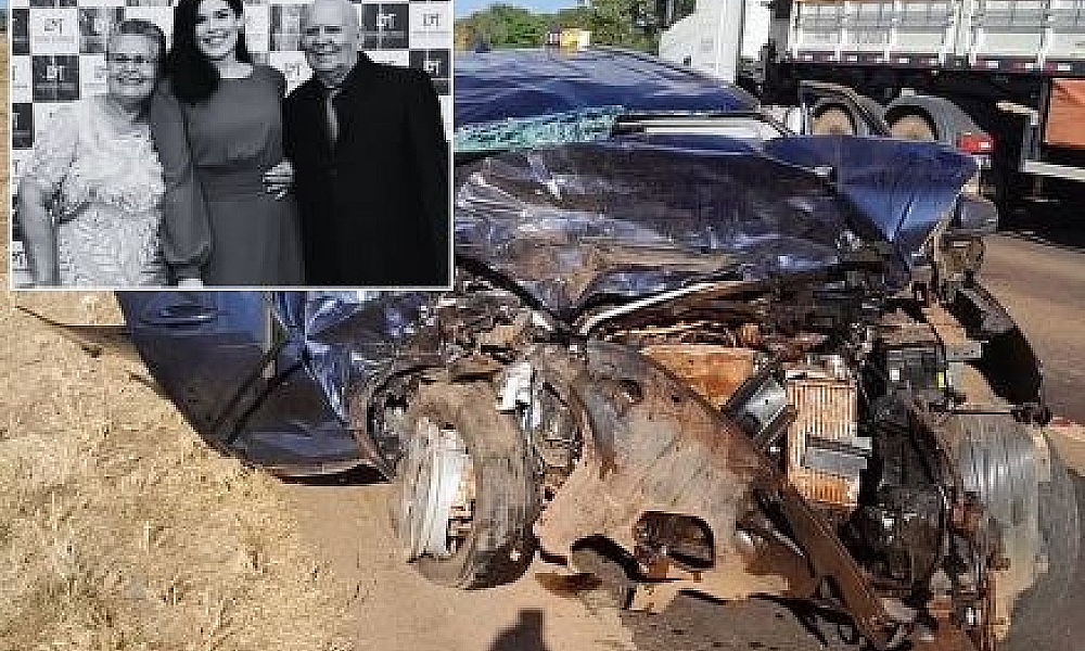 Defensora pública e pais morrem em acidente em rodovia de MT