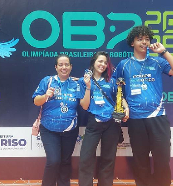 Alunos de Arenápolis se destacam na Olimpíada Brasileira de Robótica e levam inovação à etapa nacional