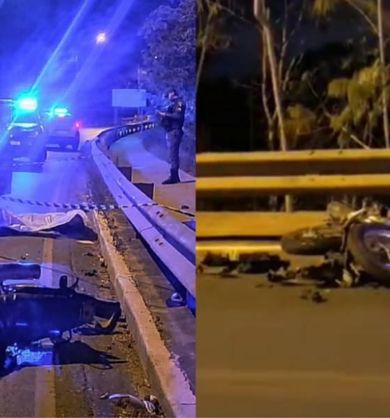 Carro atinge motocicleta e mata policial penal de 44 anos em Cuiabá; motorista fugiu