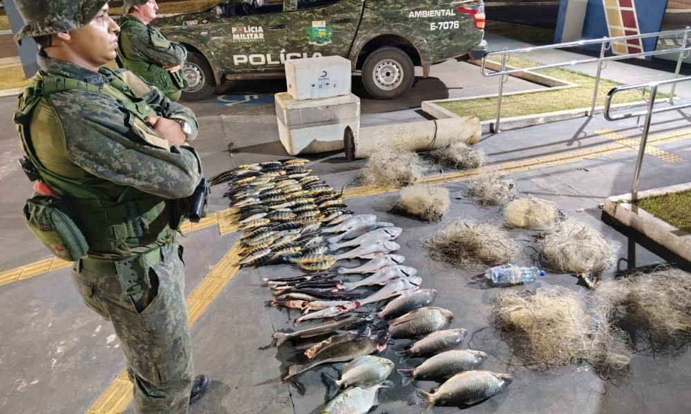 Operação no Teles Pires apreende 157 peixes e gera multa de R$ 40 mil em Itaúba