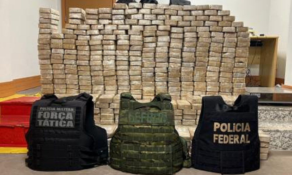 Forças de segurança apreendem 814 quilos de entorpecentes e causam prejuízo de R$ 14 milhões ao crime