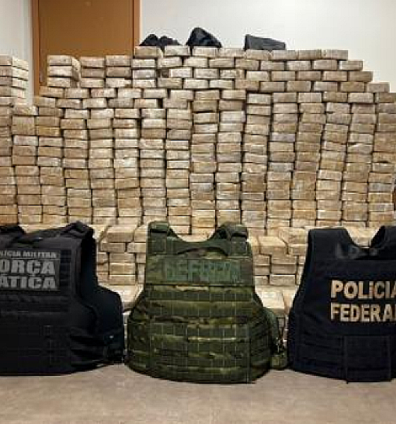 Forças de segurança apreendem 814 quilos de entorpecentes e causam prejuízo de R$ 14 milhões ao crime