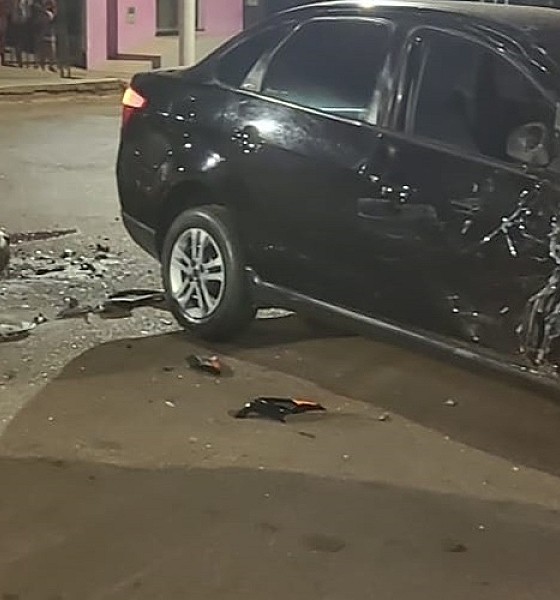 Jovens de 20 anos morrem em grave colisão entre carro e moto em Rondonópolis
