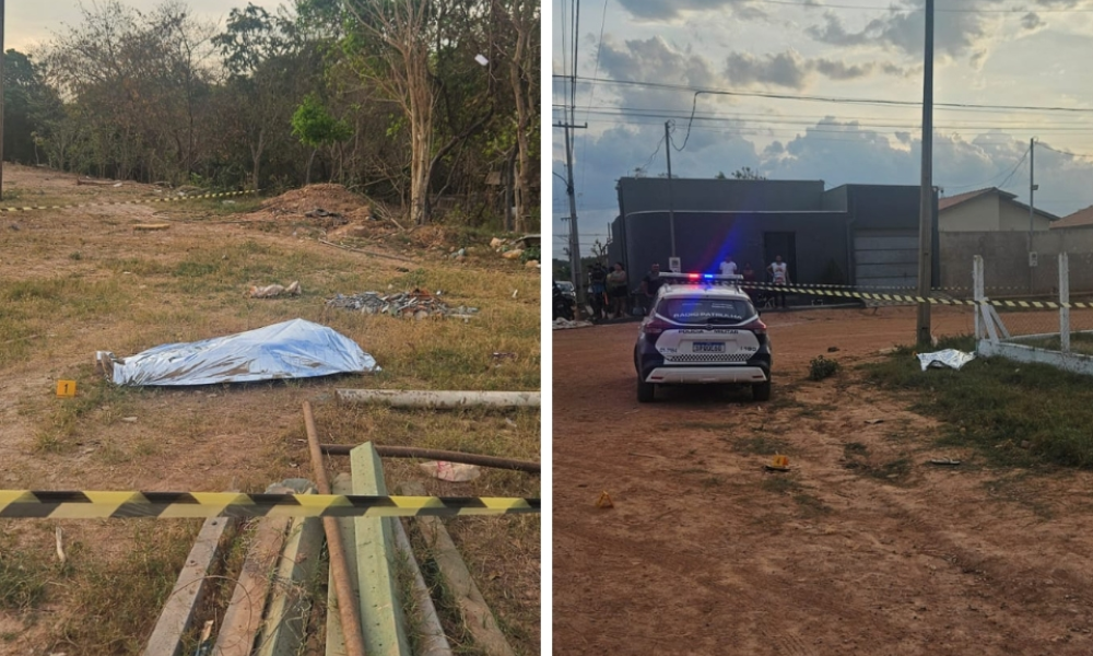 Padrasto e enteado são executados a tiros em campo de areia de Cuiabá