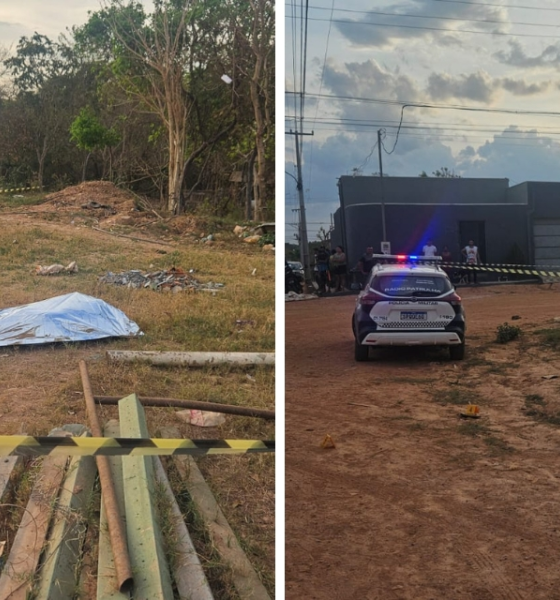 Padrasto e enteado são executados a tiros em campo de areia de Cuiabá