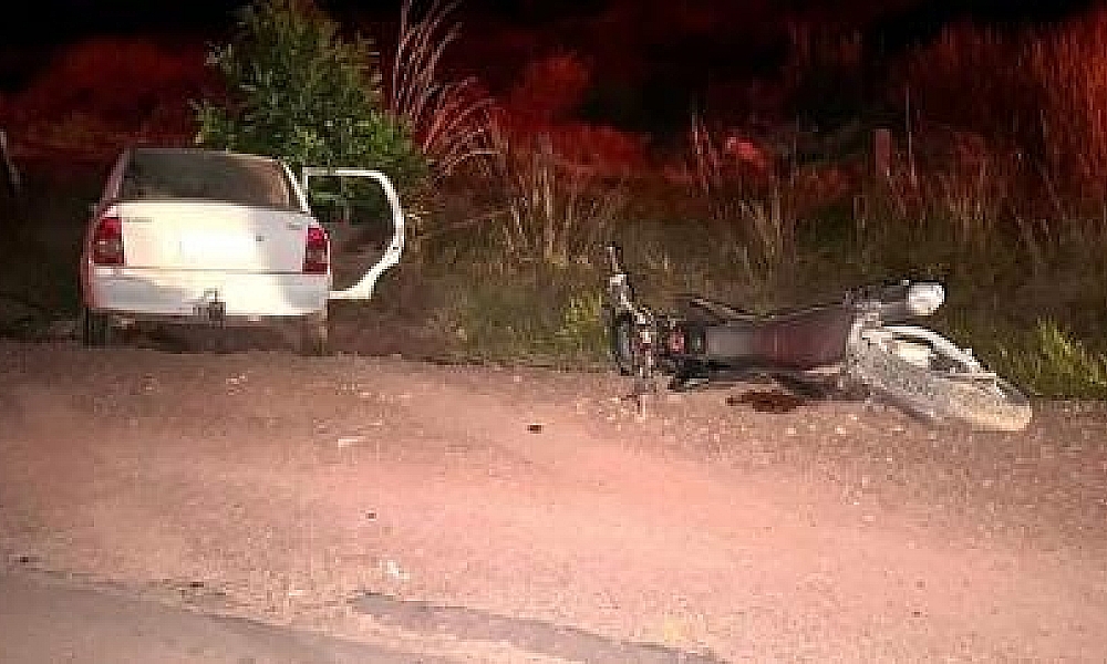 Casal morre após ser atingido por veículo na BR-163