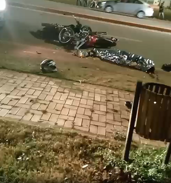 Colisão entre motos deixa morto e ferido grave em Rondonópolis