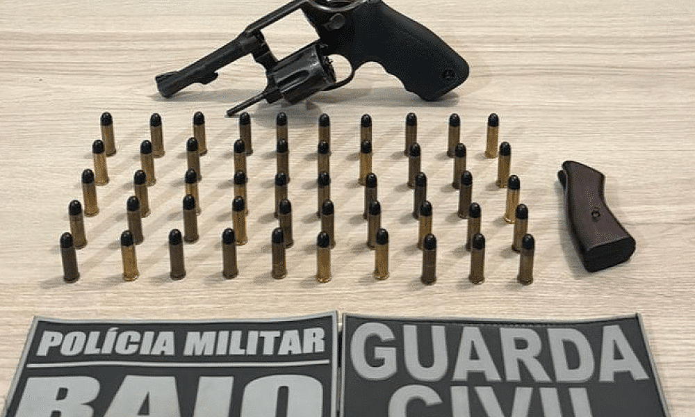 Suspeito de comercializar armas é preso com revólver e munições em Lucas do Rio Verde