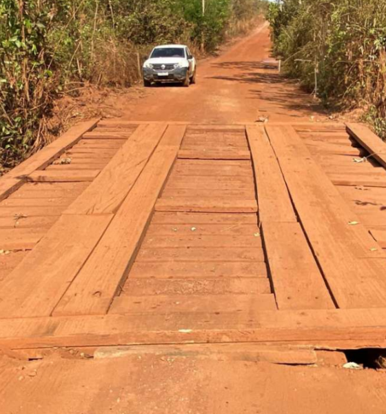 Várzea Grande inicia reconstrução da ponte de acesso à comunidade Sadia 3