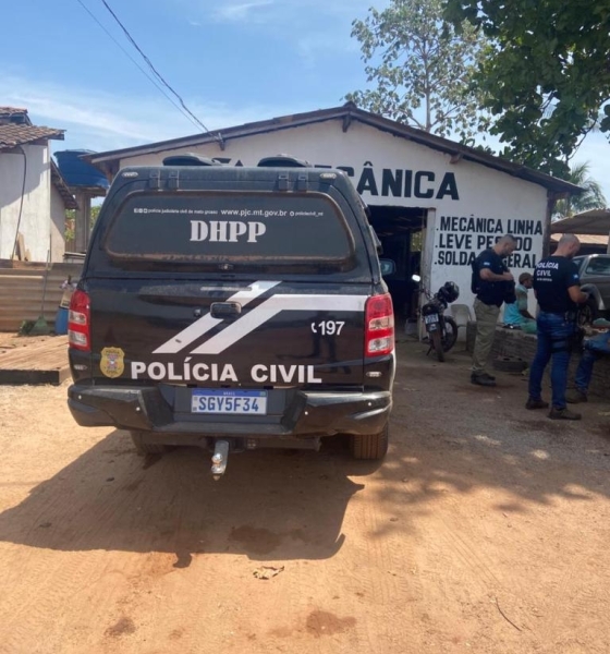 Polícia Civil cumpre mandado e ouve pais de militar que matou personal trainer em Várzea Grande